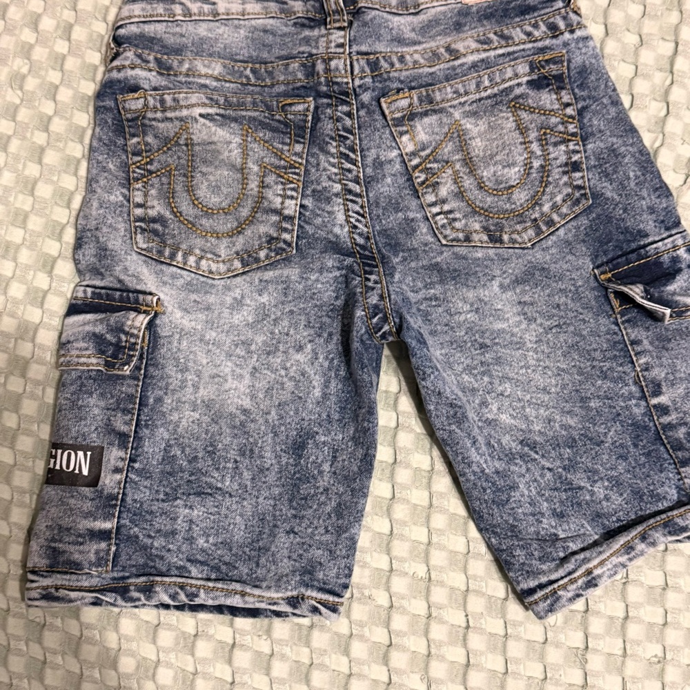 True Religion Indigo Denim Shorts